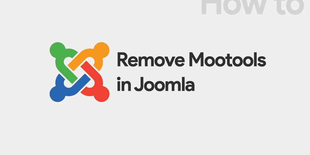 Remove Mootools in Joomla