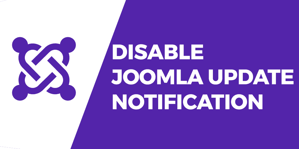 Disable Joomla extension update notification?