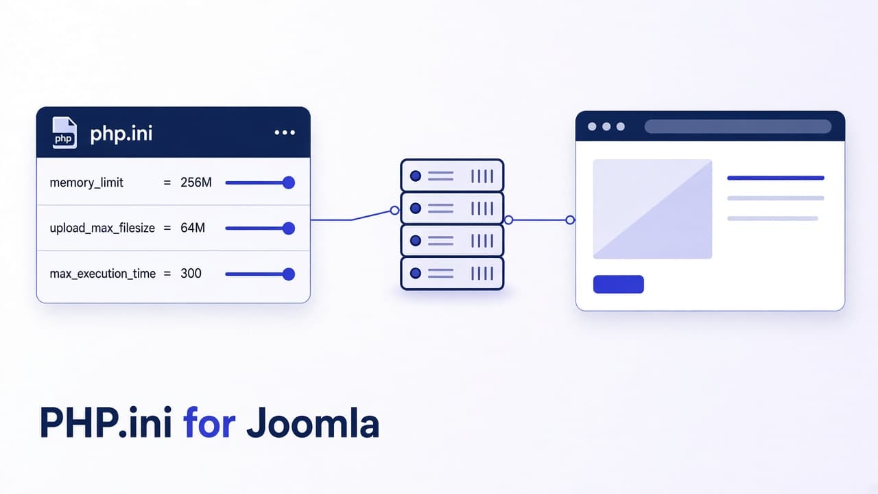 Joomla PHP.ini Settings: Where They Live and What to Set (Joomla 4, 5, 6)